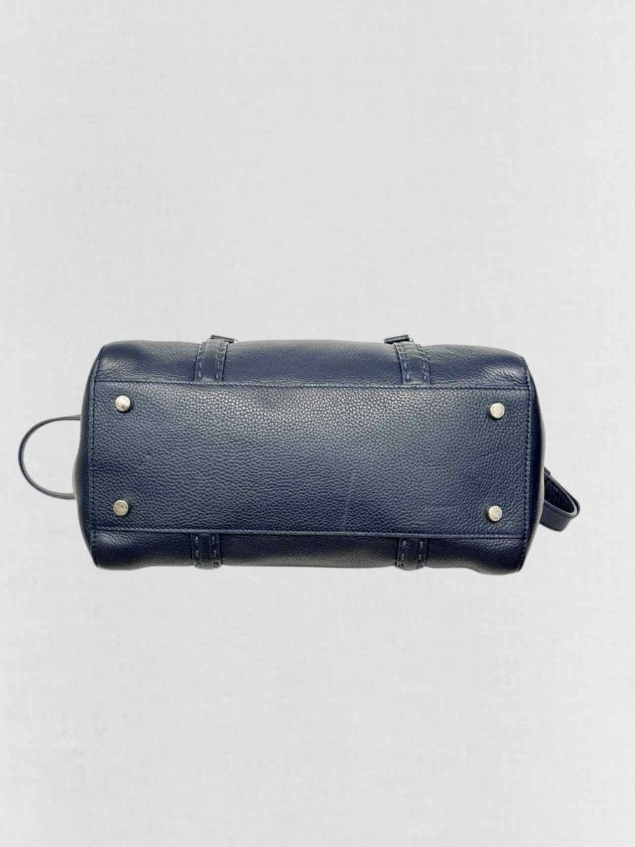 Pre - loved FENDI Blue Top Handle at Reems Closet