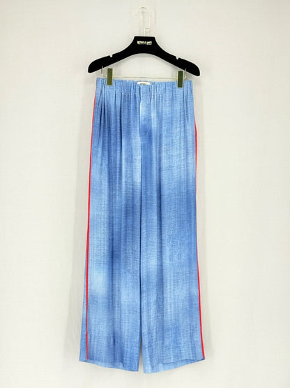 Pre - loved FENDI Blue w/ Red Pipeline Size US 8 Outfit Set at Reems Closet