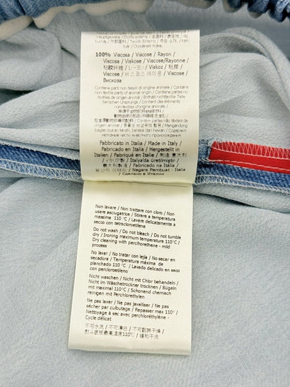 Pre - loved FENDI Blue w/ Red Pipeline Size US 8 Outfit Set at Reems Closet