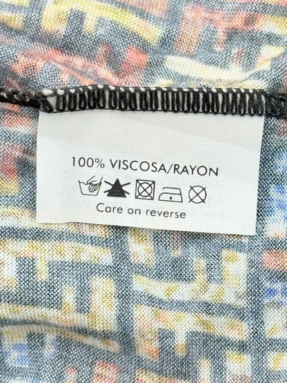 Pre - loved FENDI Brown Multicolor FF Motif Size US 6 Short Dress at Reems Closet