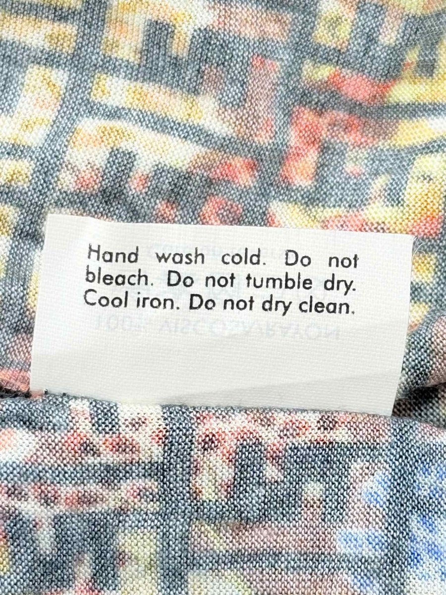 Pre - loved FENDI Brown Multicolor FF Motif Size US 6 Short Dress at Reems Closet