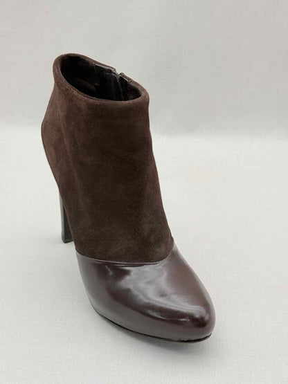 Pre-loved FENDI Brown Size EU 38 Ankle Boots at Reems Closet