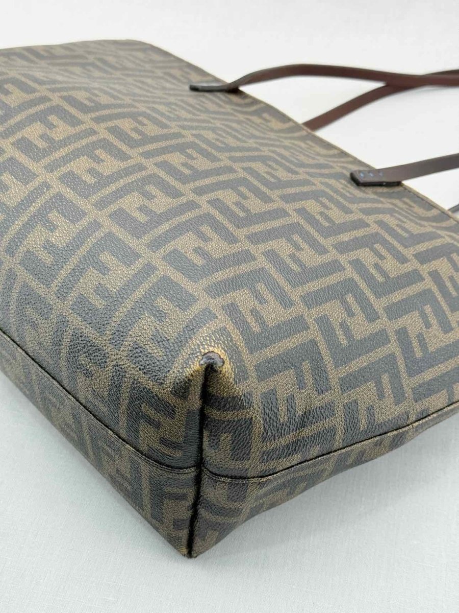 Pre - loved FENDI Brown Zucca Tote Bag at Reems Closet