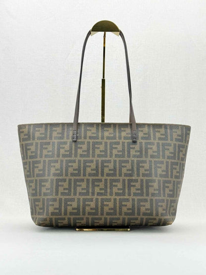Pre - loved FENDI Brown Zucca Tote Bag at Reems Closet