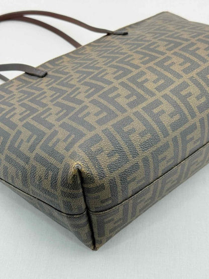 Pre - loved FENDI Brown Zucca Tote Bag at Reems Closet