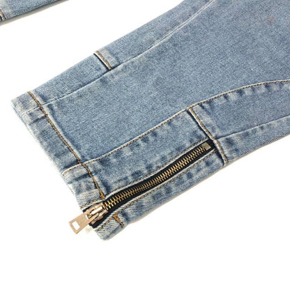 Pre - loved FENDI Crop Blue Jeans at Reems Closet