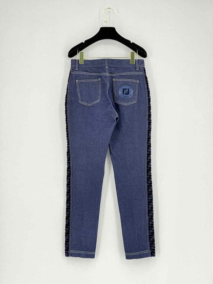 Pre - loved FENDI Dark Blue Size US 6 Jeans at Reems Closet