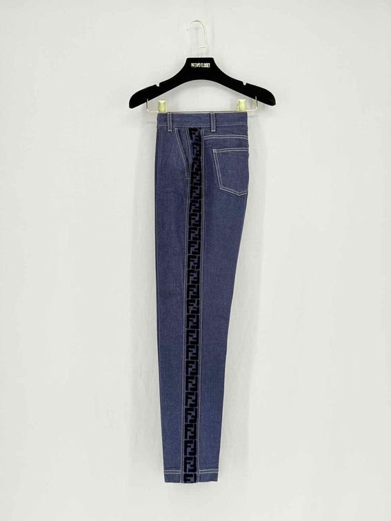 Pre - loved FENDI Dark Blue Size US 6 Jeans at Reems Closet