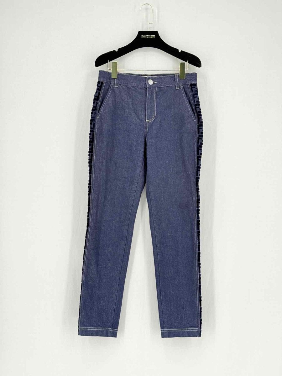Pre - loved FENDI Dark Blue Size US 6 Jeans at Reems Closet