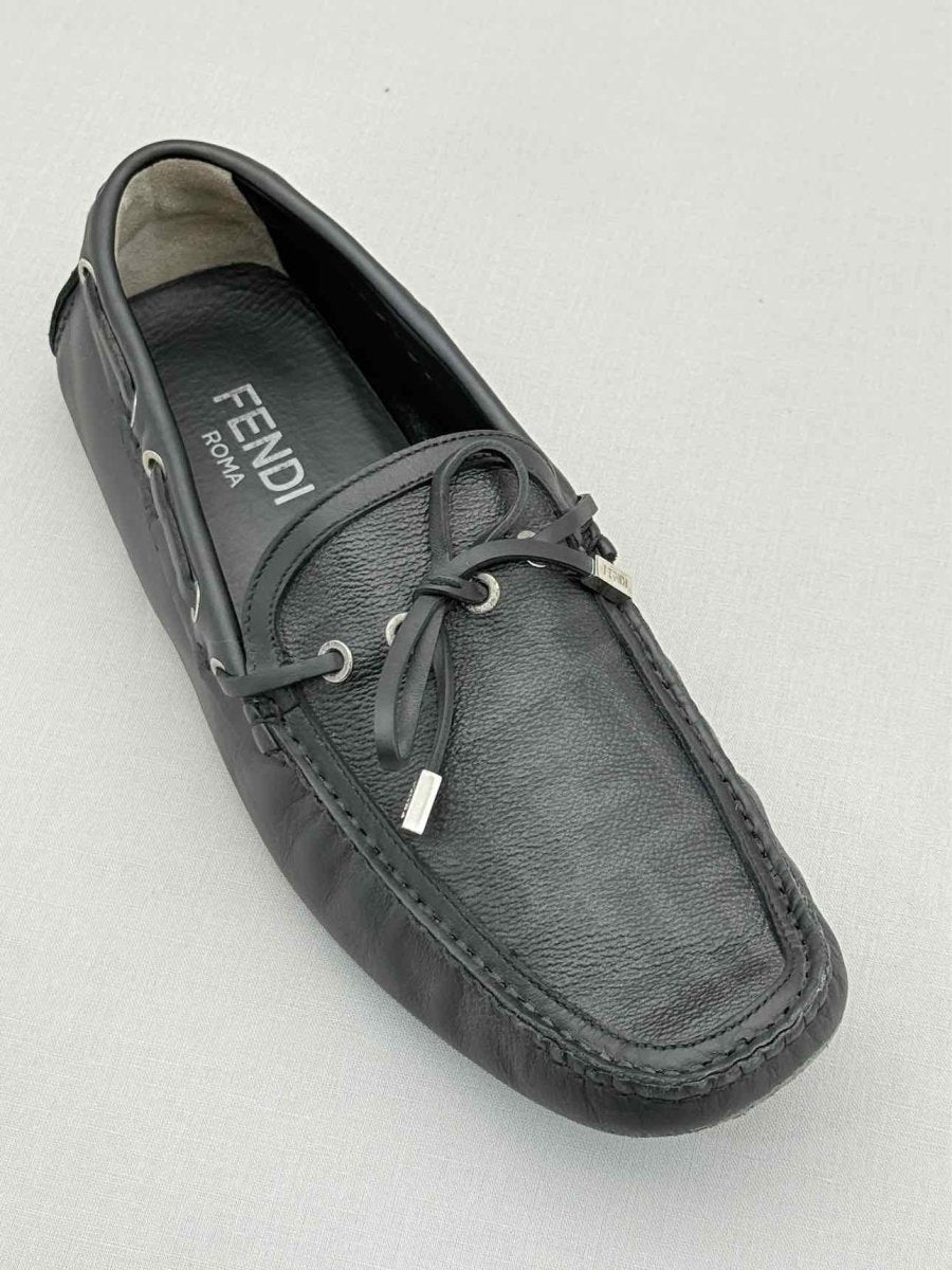 Pre - loved FENDI Driver Black Size EU 43 Loafers at Reems Closet