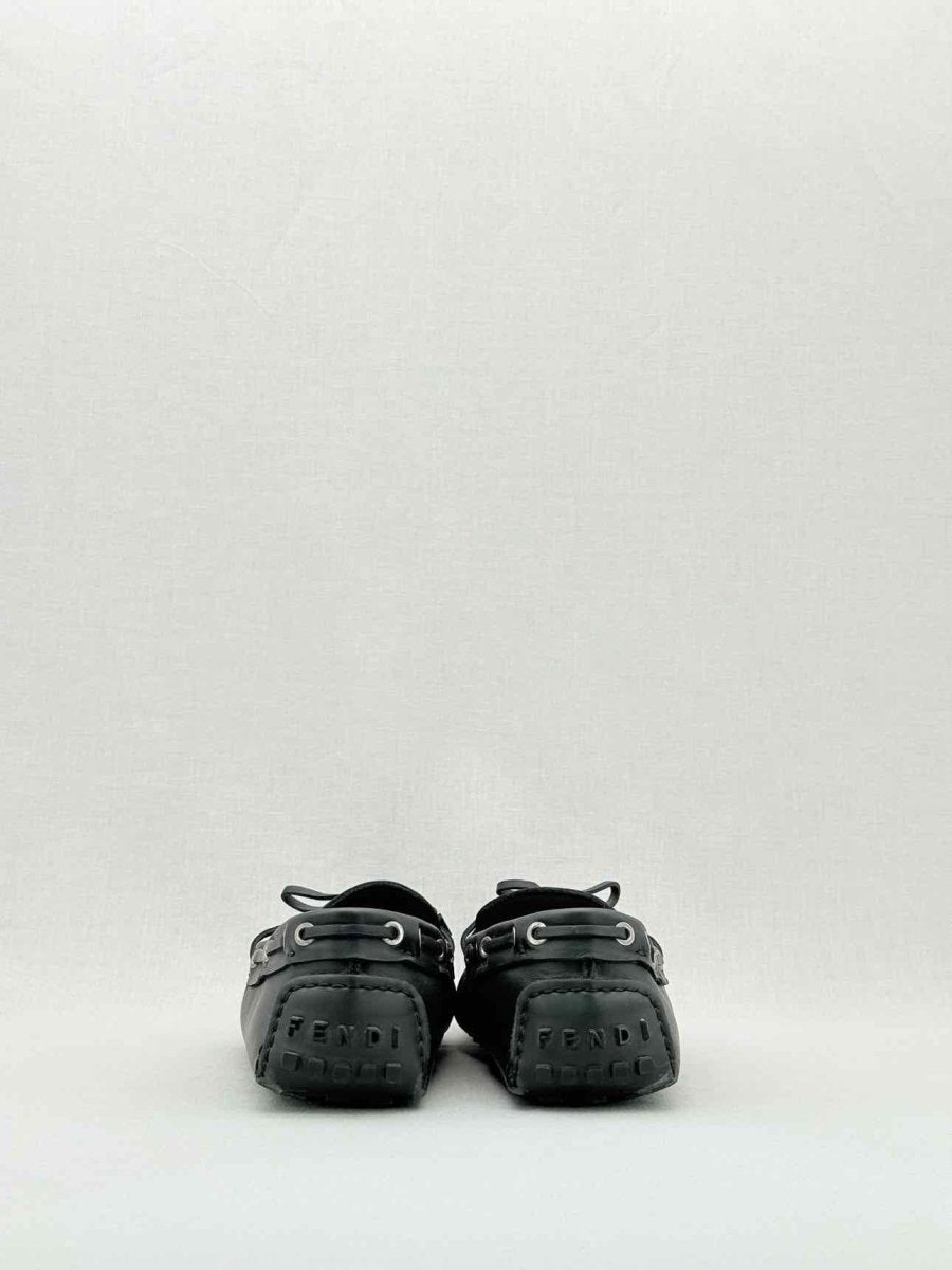 Pre - loved FENDI Driver Black Size EU 43 Loafers at Reems Closet