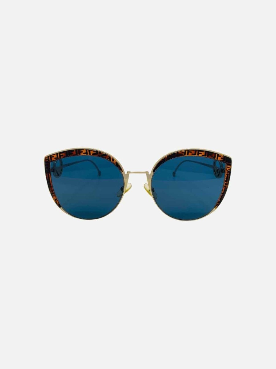 Pre - loved FENDI F is Fendi Havana Sunglasses at Reems Closet