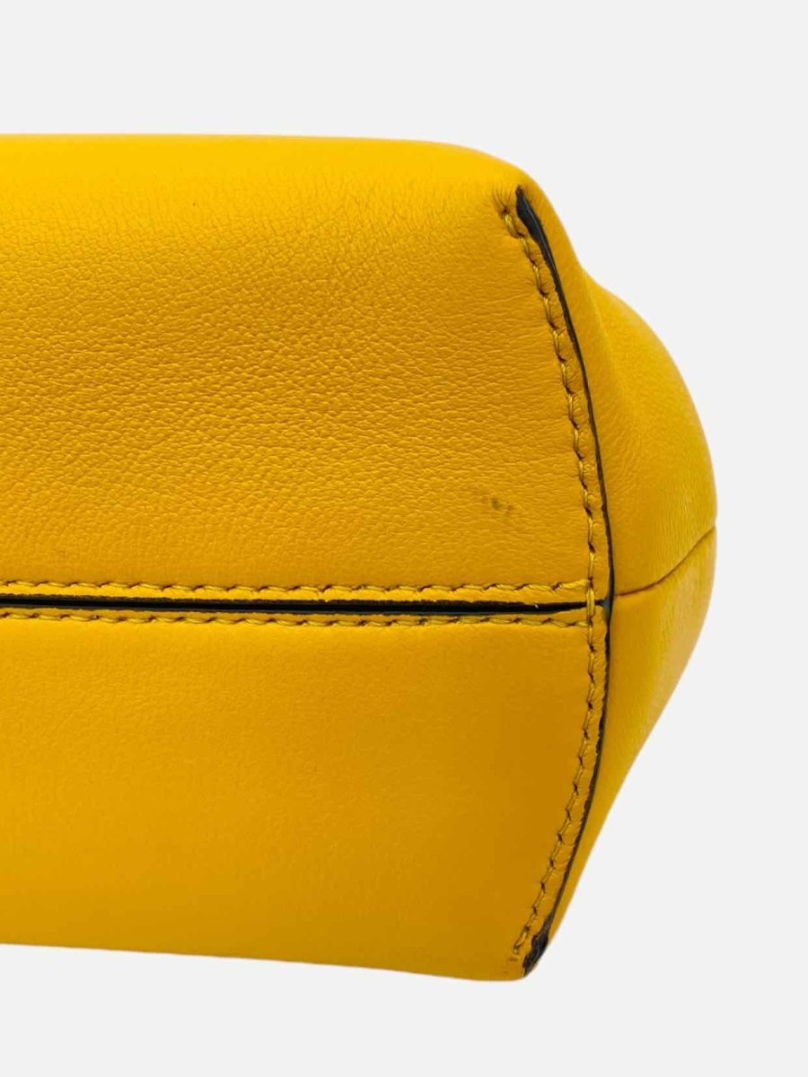 Pre - loved FENDI First Yellow Shoulder Bag at Reems Closet