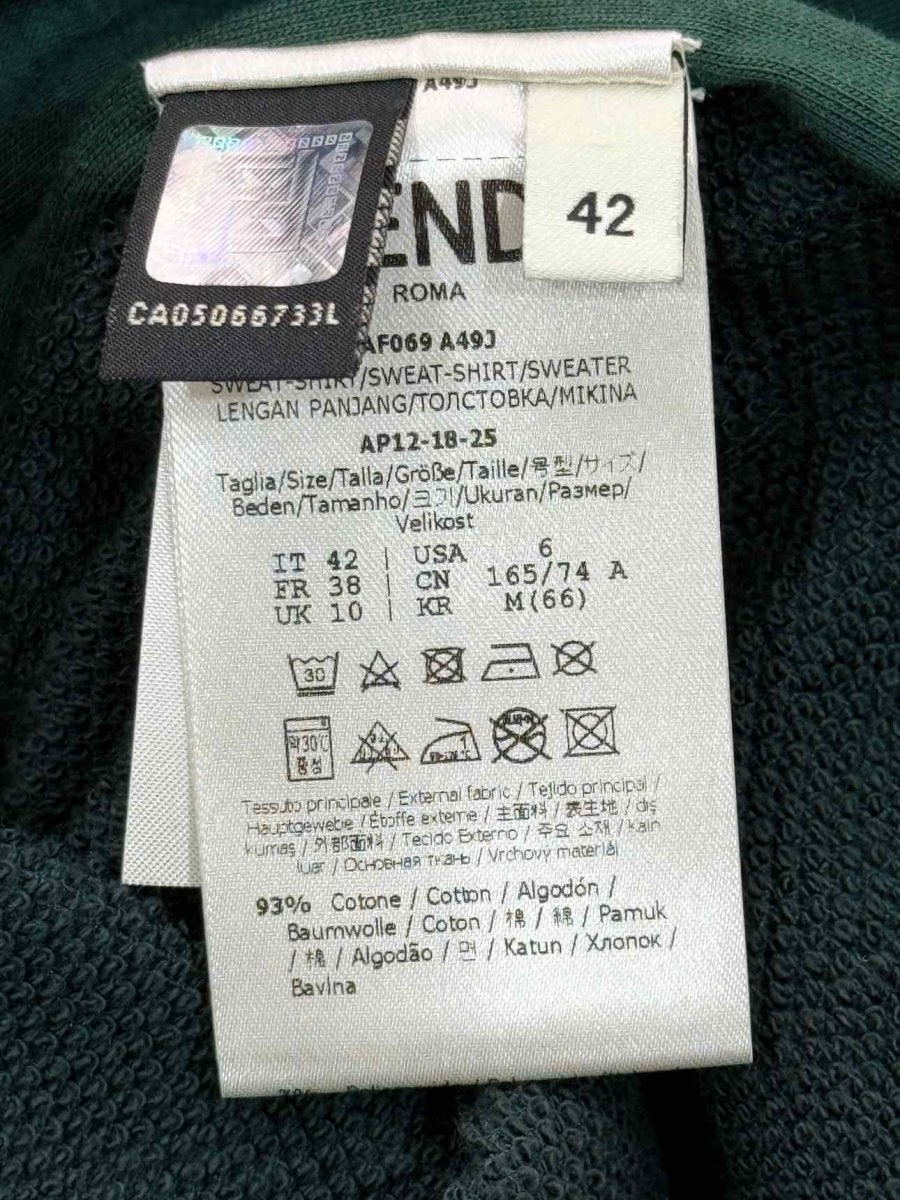 Pre - loved FENDI Green Size US 6 Tracksuit Set at Reems Closet