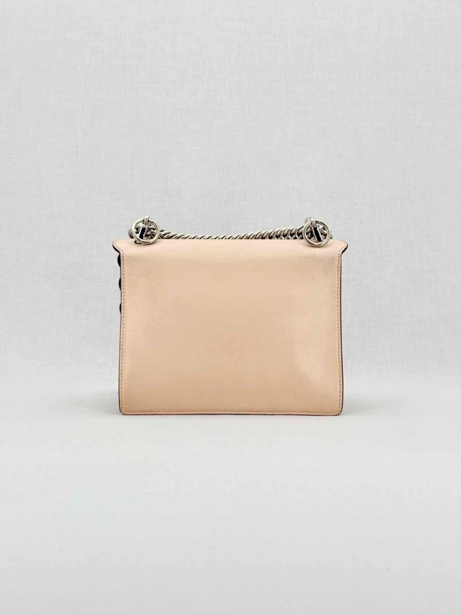 Pre - loved FENDI Kan I Pink Multicolor Shoulder Bag at Reems Closet