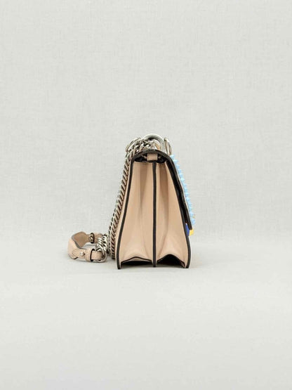 Pre - loved FENDI Kan I Pink Multicolor Shoulder Bag at Reems Closet