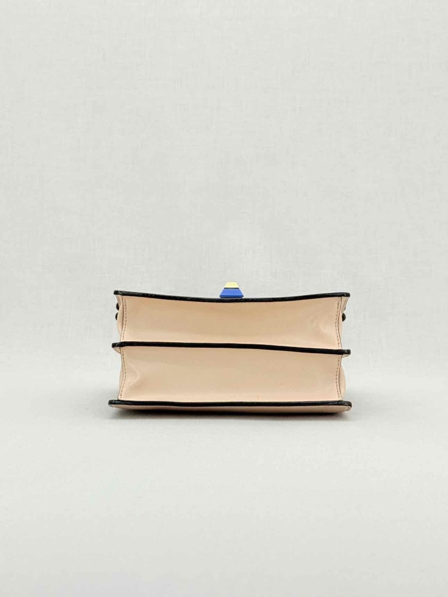 Pre - loved FENDI Kan I Pink Multicolor Shoulder Bag at Reems Closet