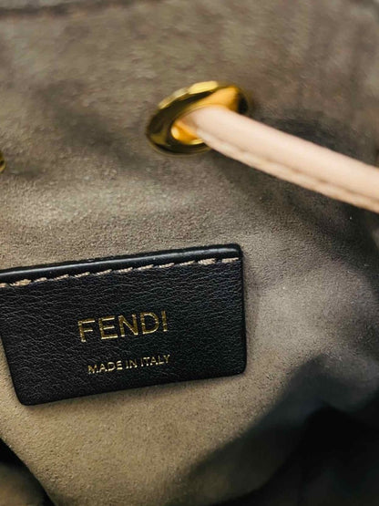 Pre - loved FENDI Mon Tesor Pink Bucket Bag at Reems Closet