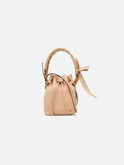 Pre - loved FENDI Mon Tesor Pink Bucket Bag at Reems Closet