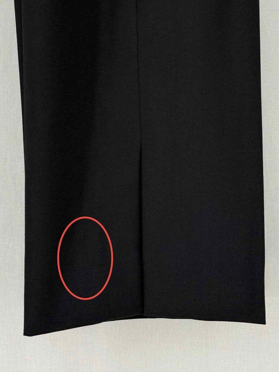 Pre - loved FENDI Palazzo Black Size US 4 Pants at Reems Closet