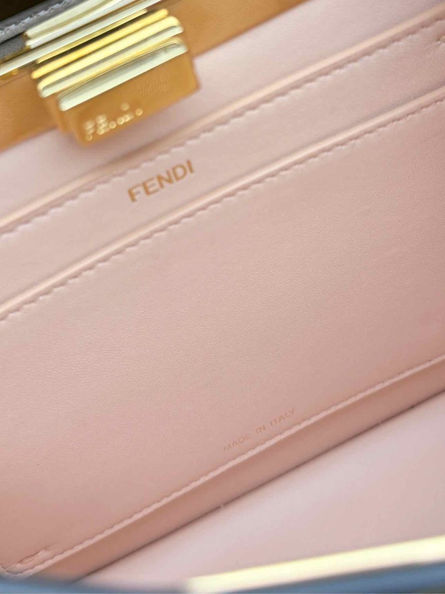 Pre - loved FENDI Peekaboo ISeeU Black Top Handle at Reems Closet