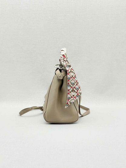 Pre - loved FENDI Peekaboo Taupe Top Handle at Reems Closet