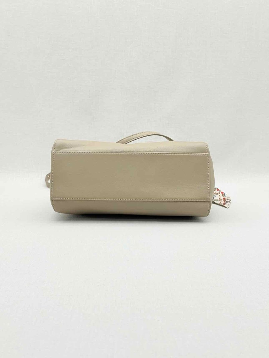 Pre - loved FENDI Peekaboo Taupe Top Handle at Reems Closet