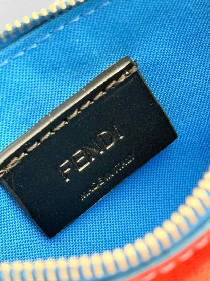 Pre-loved FENDI Red Multicolor Coin Wallet at Reems Closet
