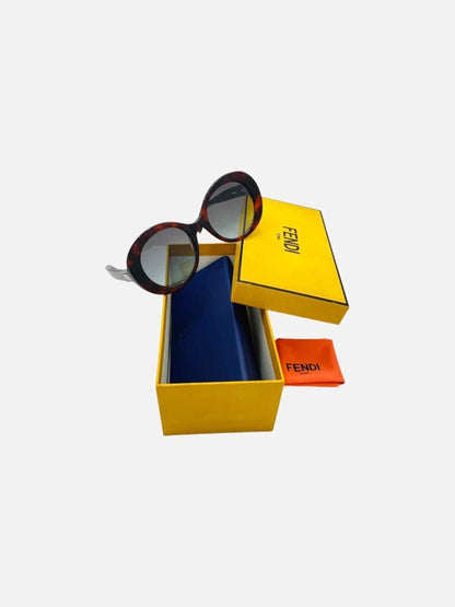 Pre - loved FENDI Tortoise Sunglasses at Reems Closet