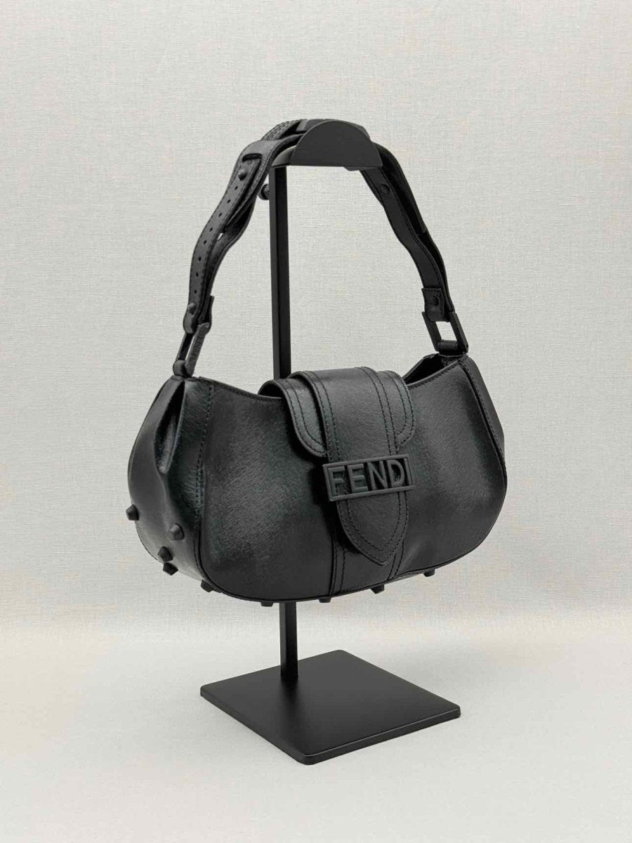 Pre-loved FENDI Vintage Black Shoulder Bag at Reems Closet