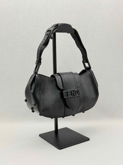 Pre-loved FENDI Vintage Black Shoulder Bag at Reems Closet