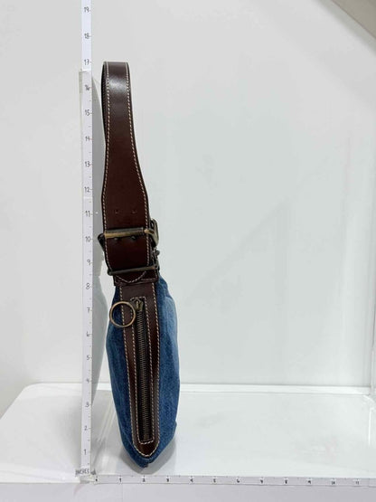 Pre-loved FENDI Vintage Blue Shoulder Bag at Reems Closet