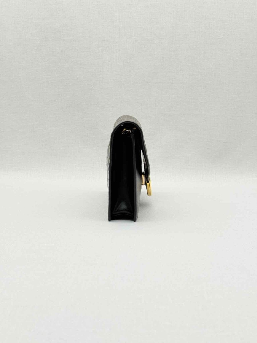 Pre - loved FENDI Wallet on Chain Brown & Black Shoulder Bag at Reems Closet