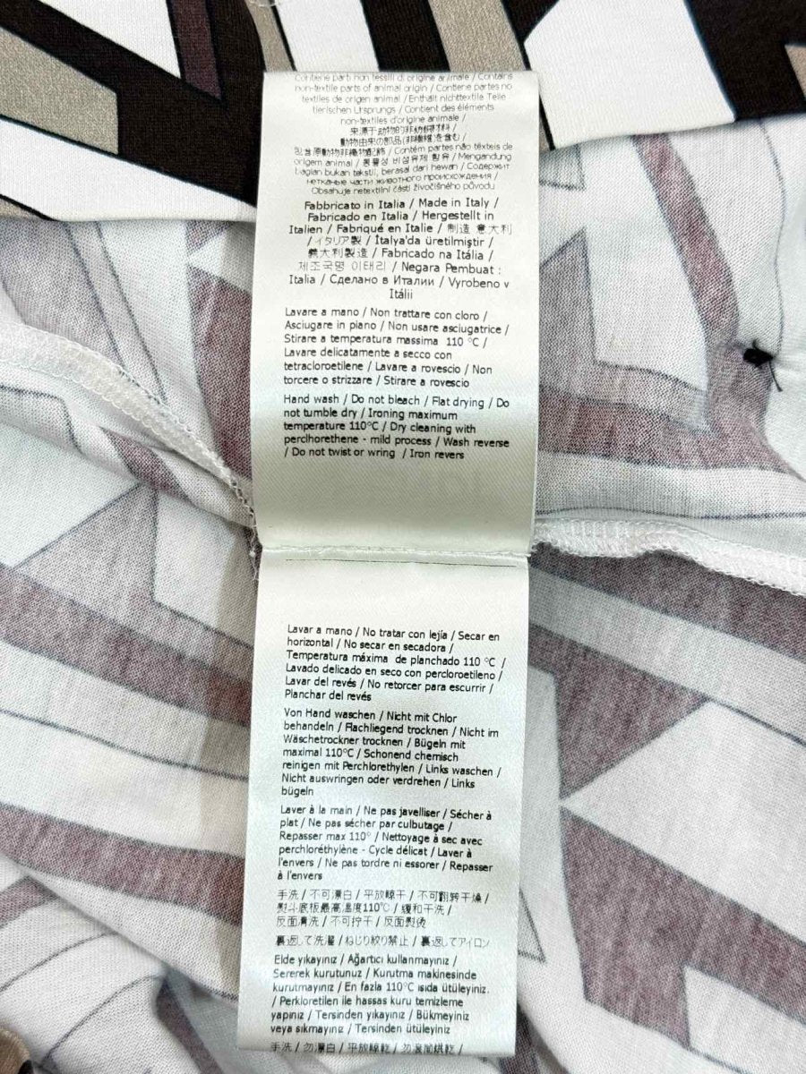 Pre - loved FENDI White Multicolor Size XSmall T-shirt at Reems Closet