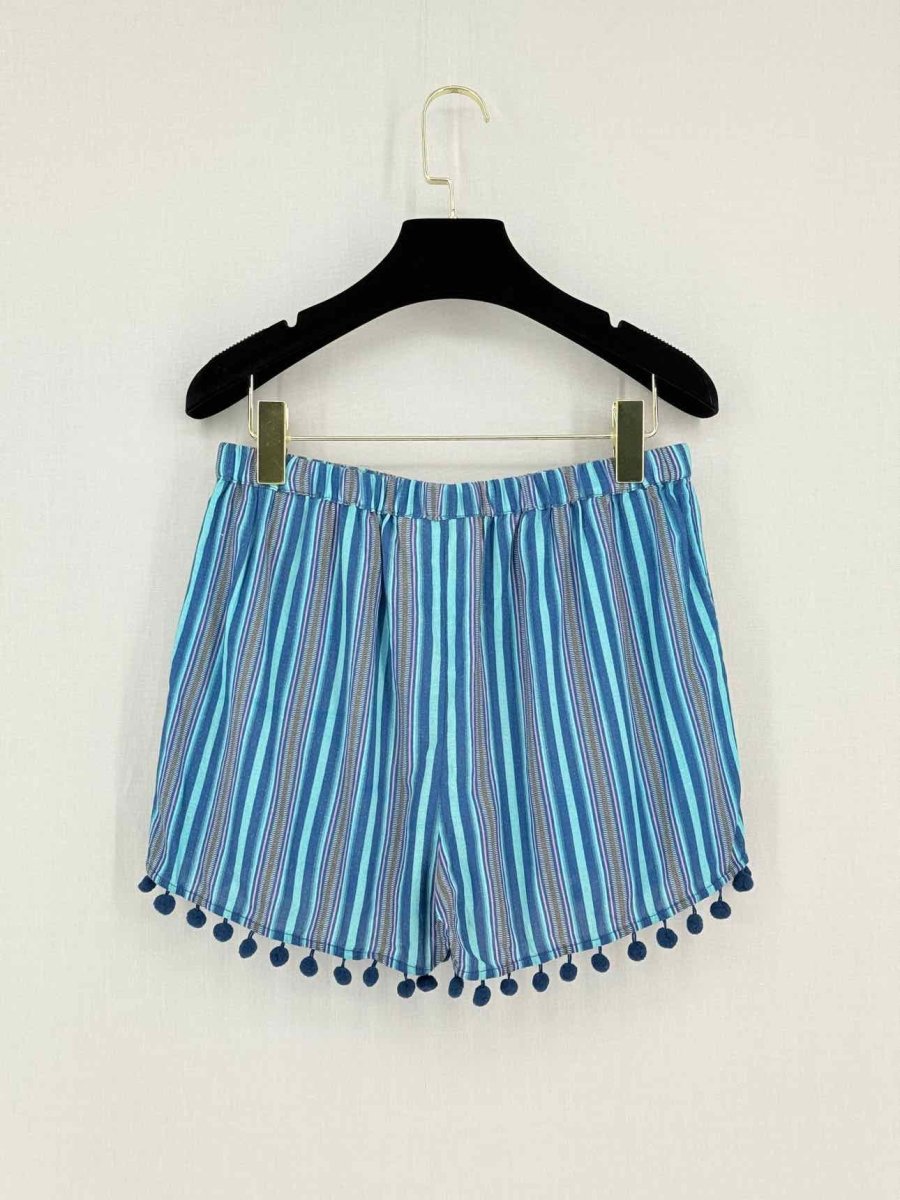 Pre - loved FIGUE Blue Multicolor Size XSmall Top & Shorts Outfit at Reems Closet