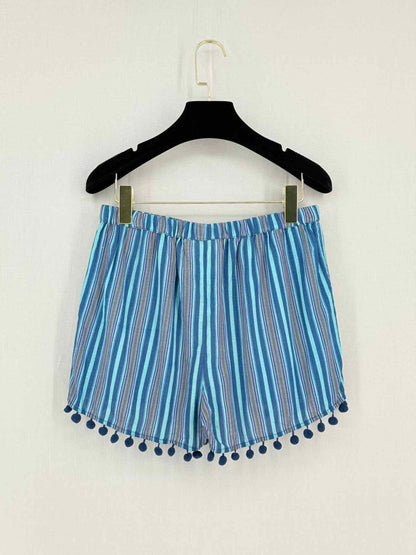 Pre - loved FIGUE Blue Multicolor Size XSmall Top & Shorts Outfit at Reems Closet