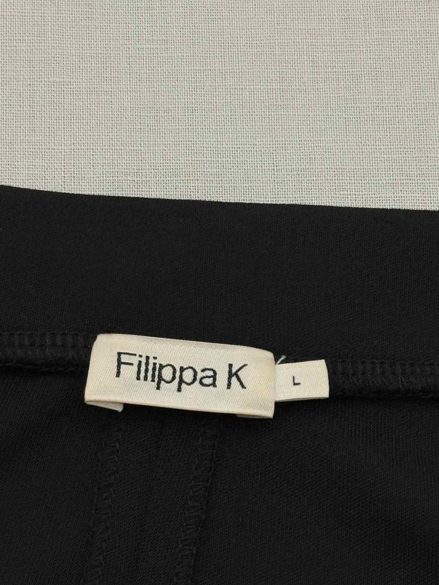 Pre - loved FILIPPA K Black Size Large Knee Length Skirt at Reems Closet