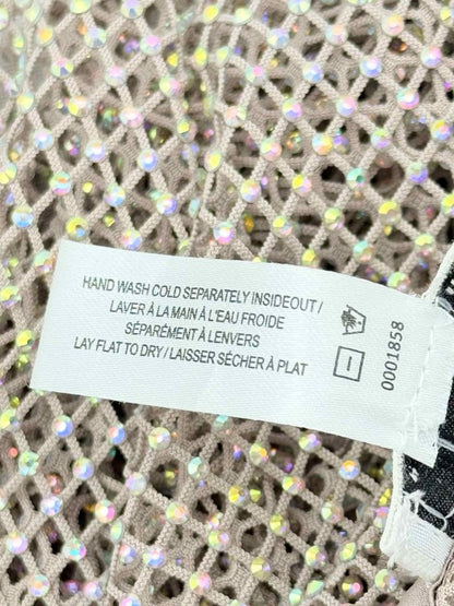 Pre - loved FLEUR DU MAL Pink & Silver Size XSmall Short Dress at Reems Closet