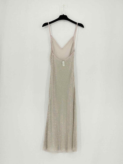 Pre - loved FLEUR DU MAL Pink & Silver Size XSmall Short Dress at Reems Closet