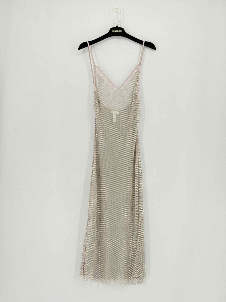 Pre - loved FLEUR DU MAL Pink & Silver Size XSmall Short Dress at Reems Closet