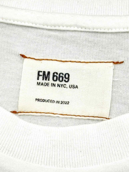 Pre - loved FM 669 White Size Medium T-shirt at Reems Closet