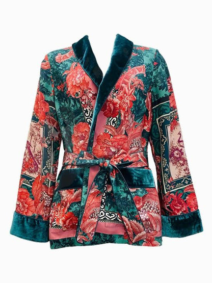 Pre - loved FOR RESTLESS SLEEPERS Ancio Printed Size Small Jacket at Reems Closet