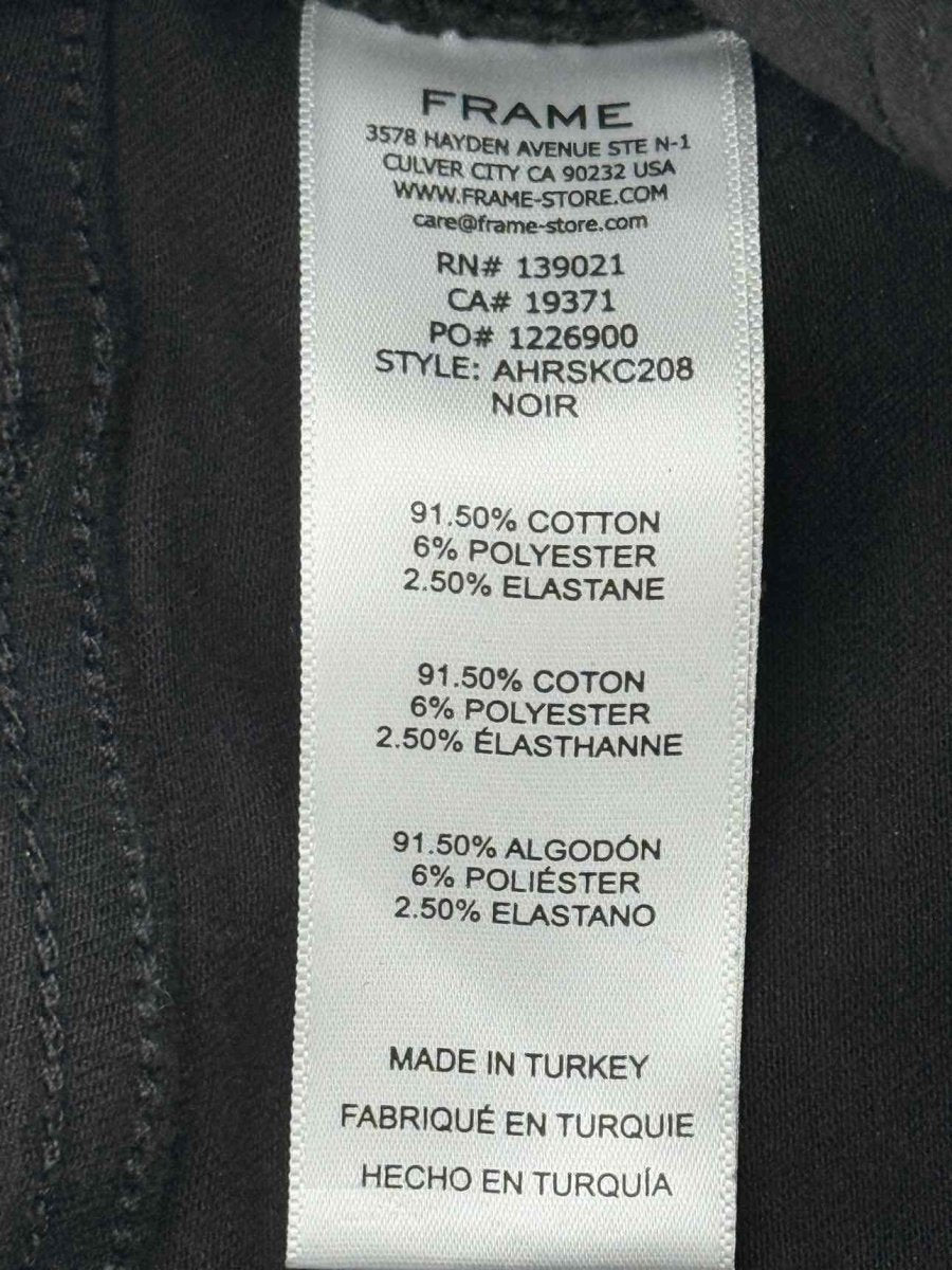 Pre - loved FRAME Black Size 23 Jeans at Reems Closet