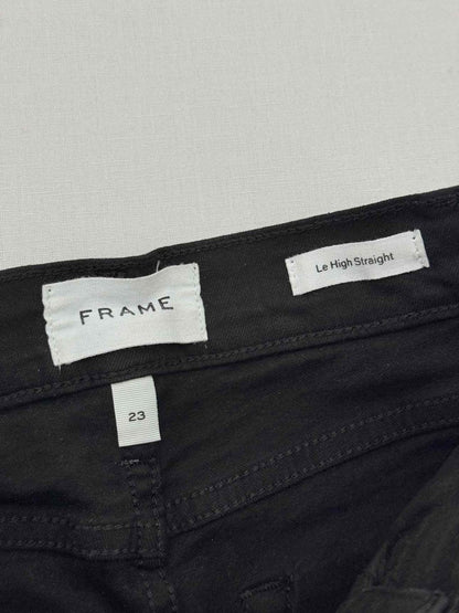 Pre - loved FRAME Black Size 23 Jeans at Reems Closet