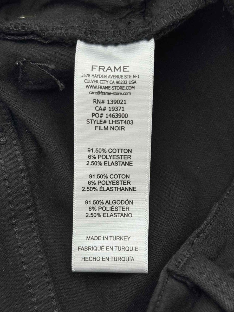 Pre - loved FRAME Black Size 23 Jeans at Reems Closet