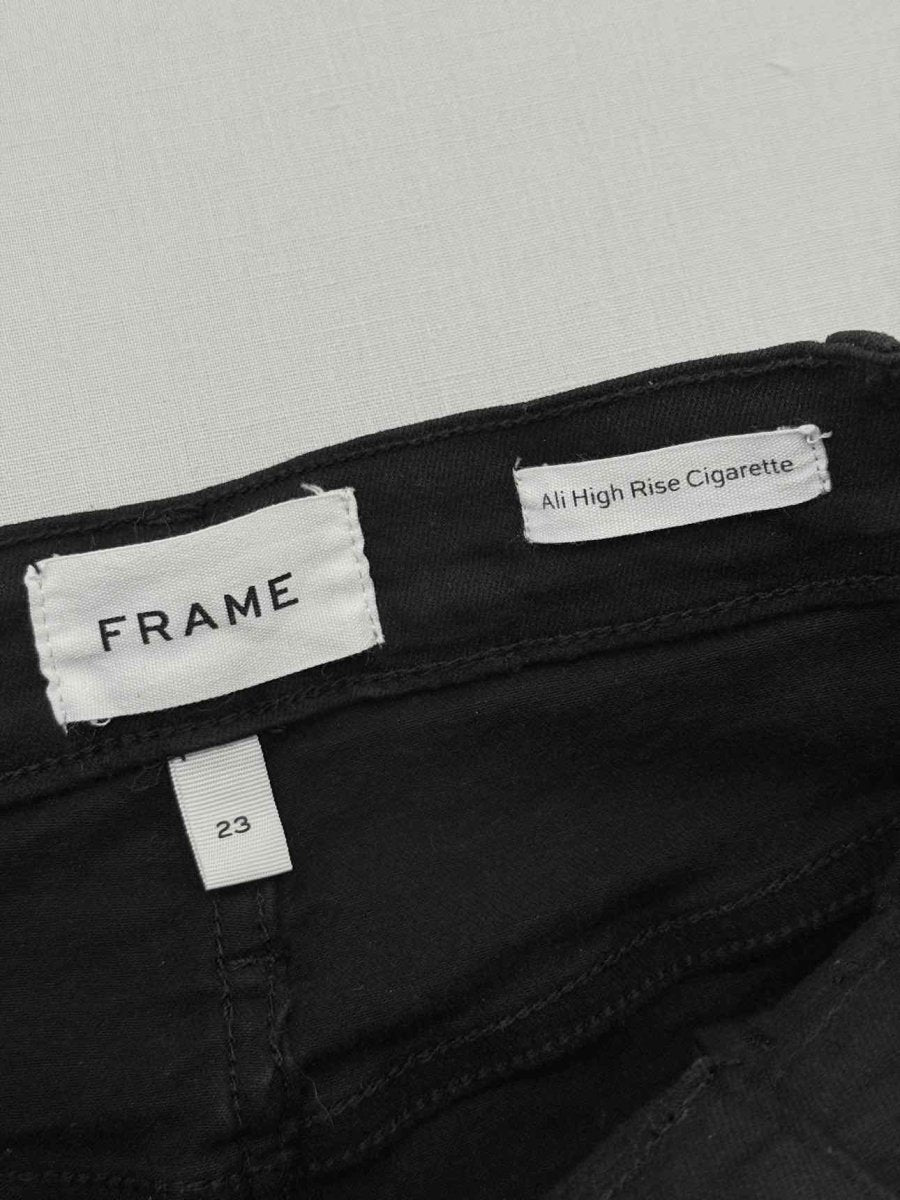 Pre - loved FRAME Black Size 23 Jeans at Reems Closet