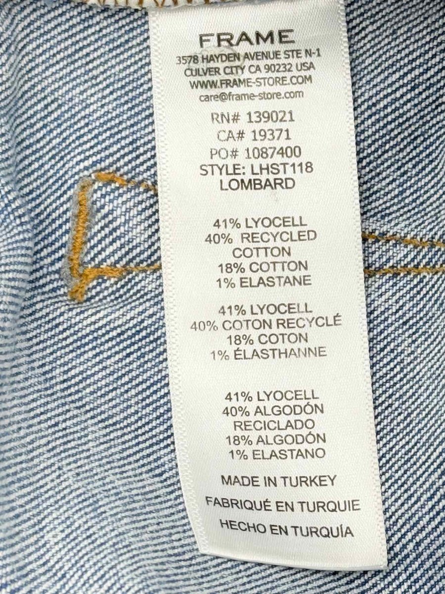 Pre - loved FRAME Blue Washed Size 23 Jeans at Reems Closet