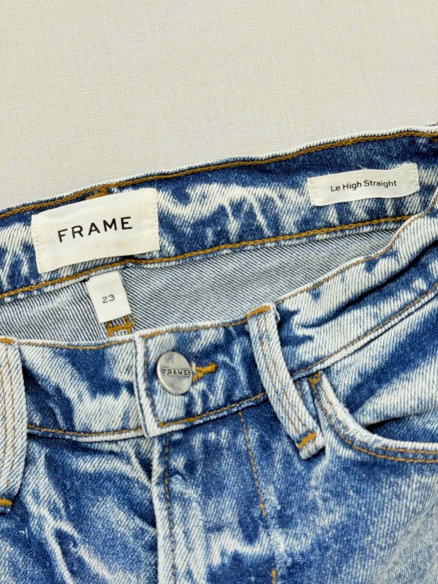 Pre - loved FRAME Blue Washed Size 23 Jeans at Reems Closet