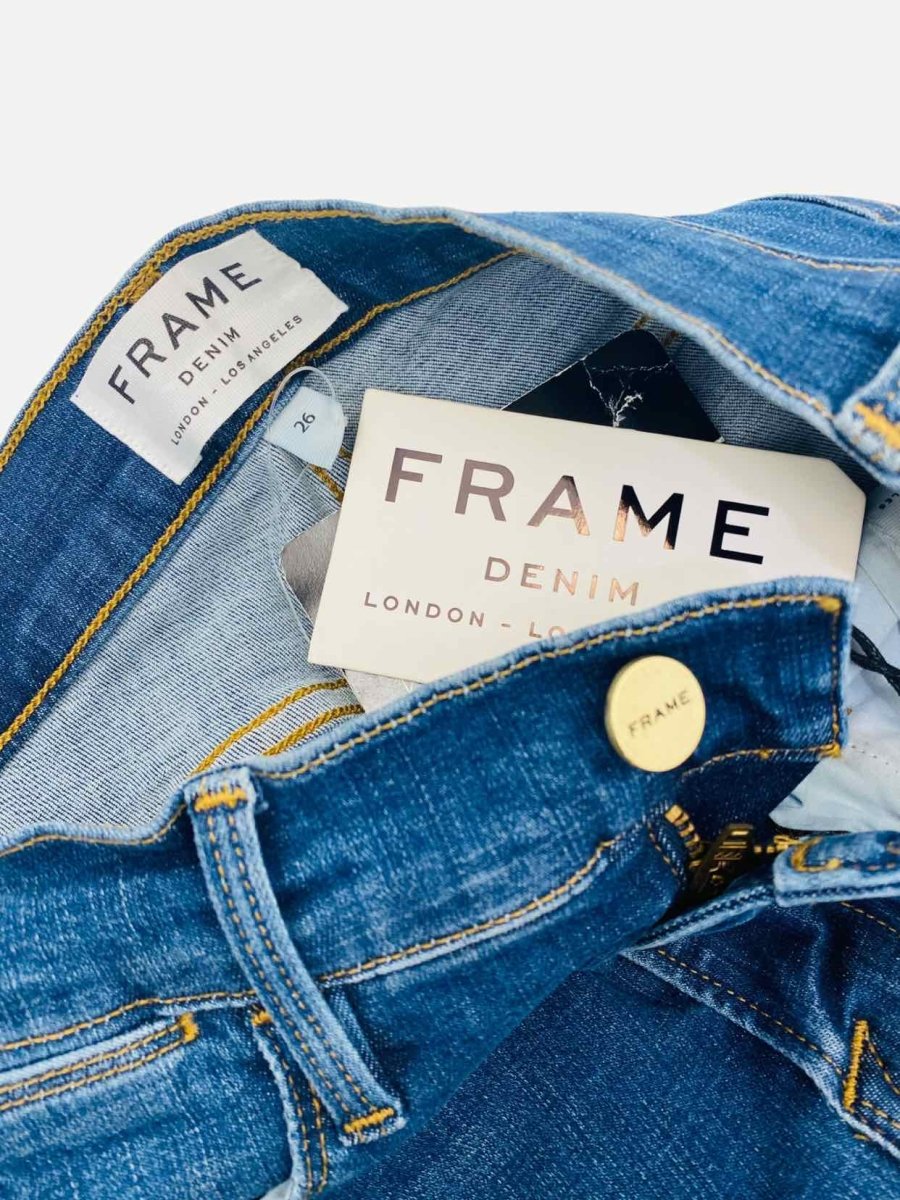 Pre - loved FRAME Flared Blue Jeans at Reems Closet