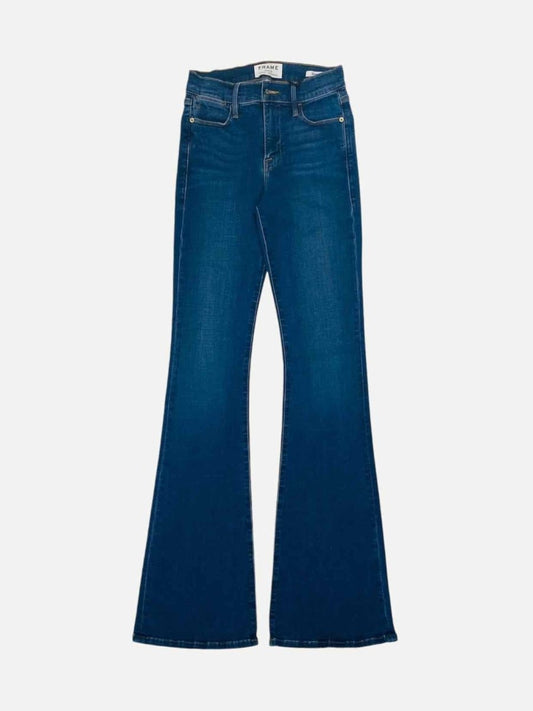 Pre - loved FRAME Flared Blue Jeans at Reems Closet